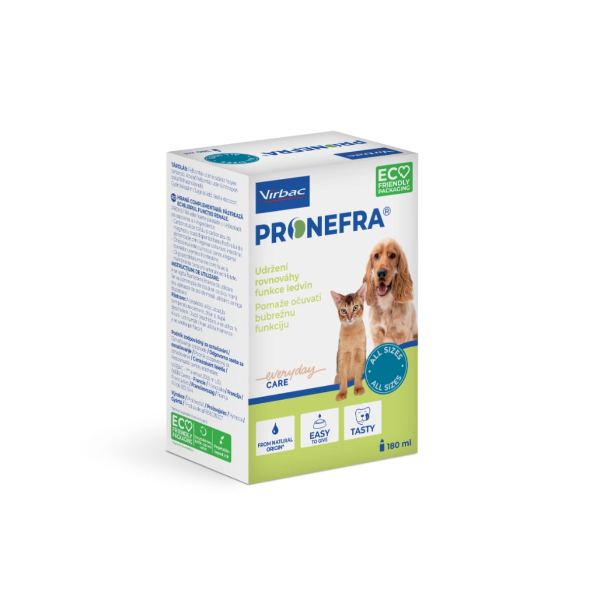 VIRBAC Pronefra, supliment sistem urinar câini, suspensie orală VIRBAC Pronefra, XS-XL, supliment sistem urinar câini și pisici, flacon cu aplicator, 180ml suspensie orală - poza 2