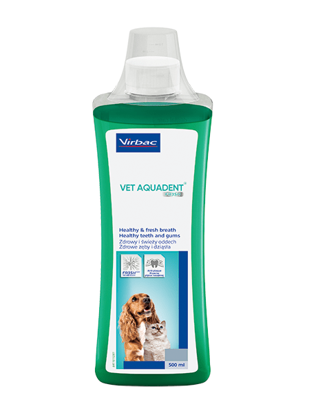 VIRBAC Vet Aquadent, apă de gură câini și pisici, anti-tartru, împrospătarea respirației, flacon, 250ml - poza 2