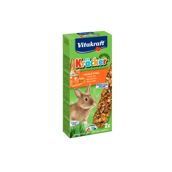 Vitakraft Baton Iepure Cu Miere&Grau Spelta, 112 g - poza 1