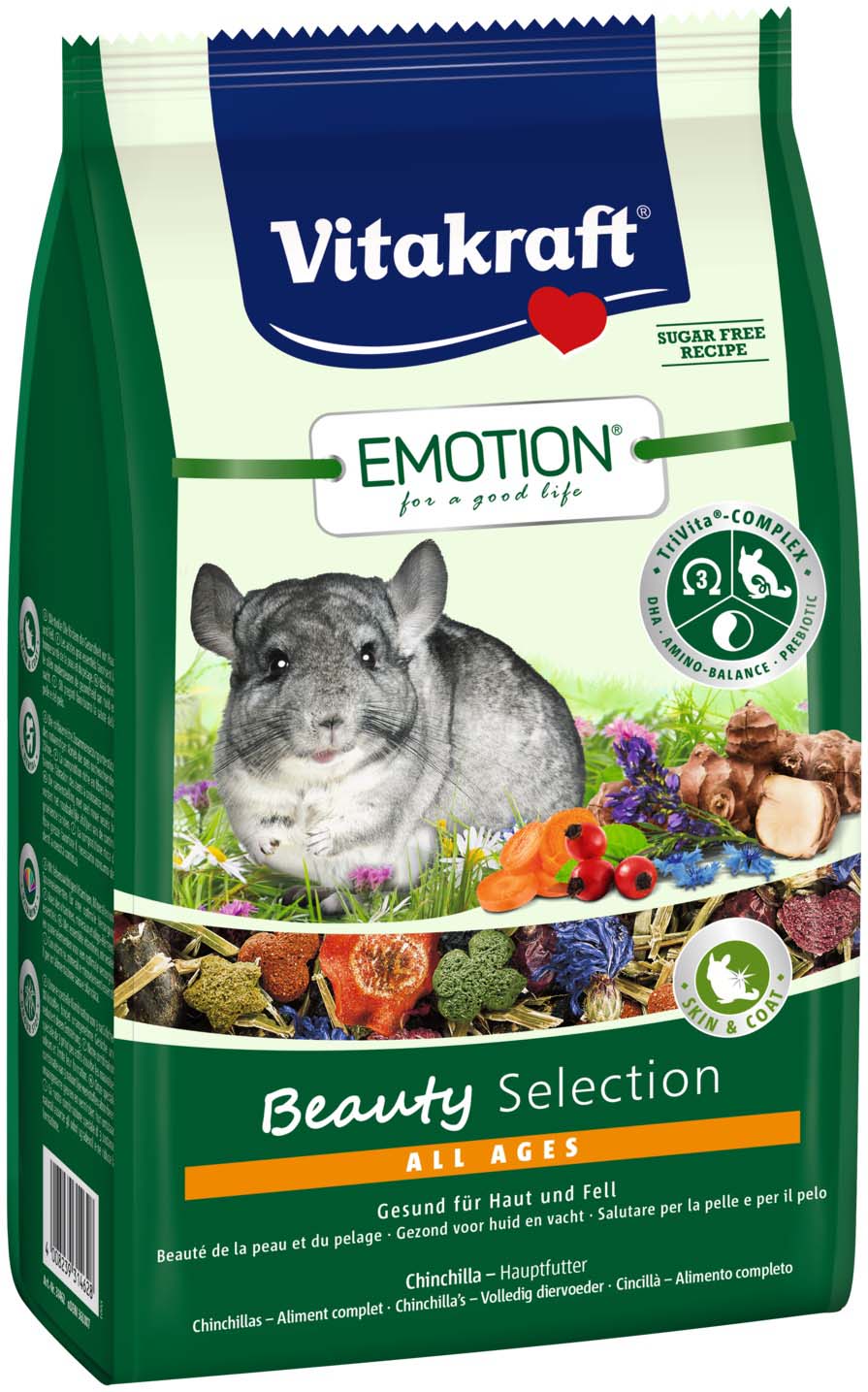 VITAKRAFT Hrană Emotion Beauty pentru Chinchilla 600g