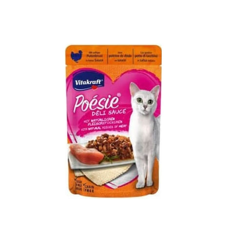 Vitakraft Poesie Plic Piept Curcan In Sos, 85 g - poza 2