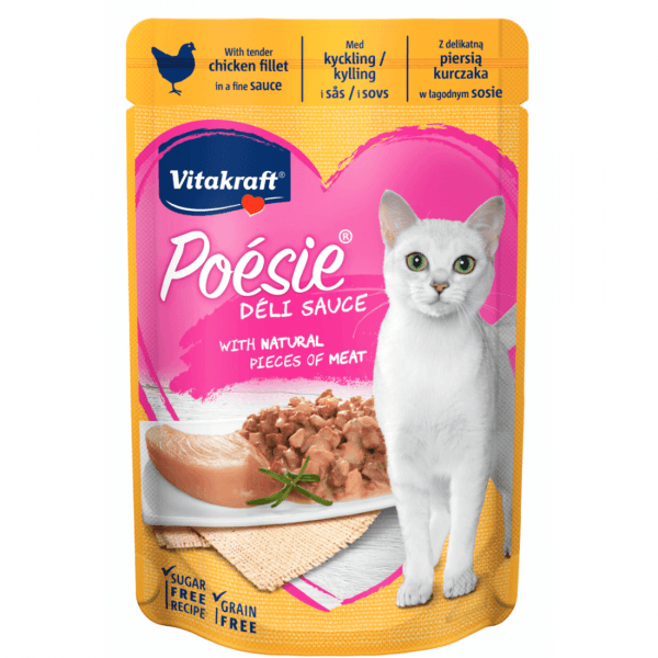 Vitakraft Poesie Plic Pui File In Sos, 85 g - poza 1
