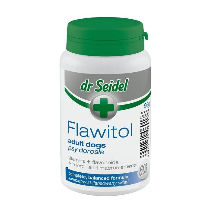 Vitamine Si Minerale Pentru Caini Dr. Seidel Flawitol Adult, 60 tablete - poza 1
