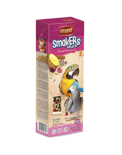 VITAPOL Smakers owocowy pentru papagalii mari