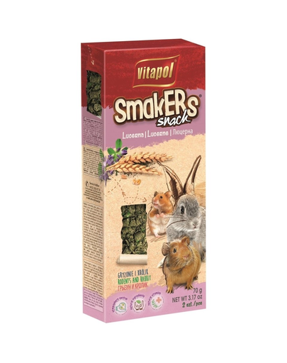 VITAPOL Smakers pentru rozătoare - lucernă 2 buc.