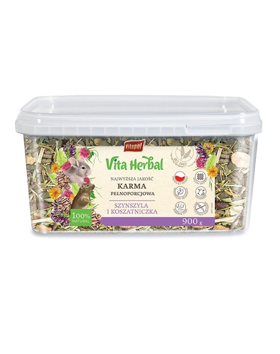 VITAPOL Vita Herbal Hrana pentru Degu si chinchilla 900g