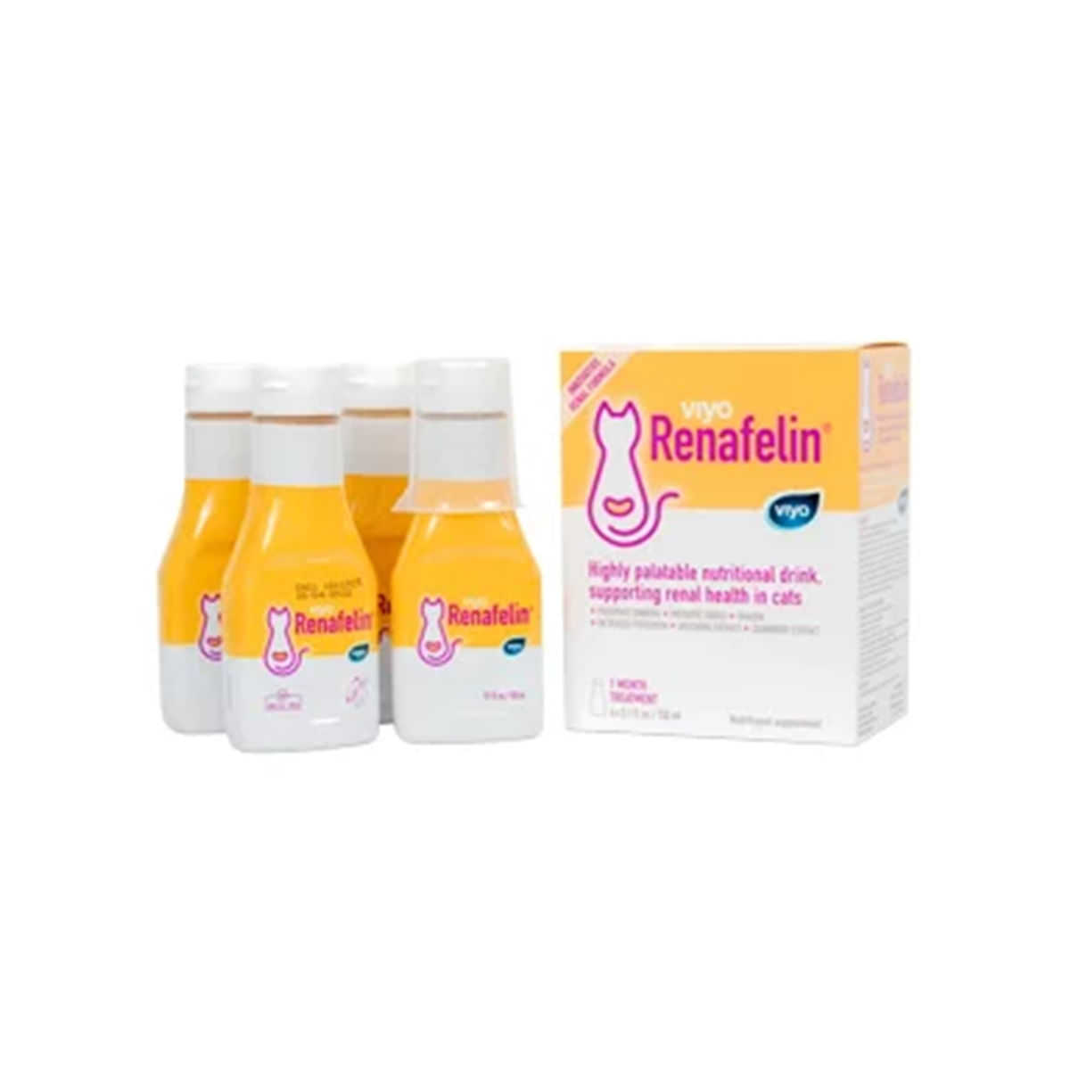 VIYO Renafelin, suplimente renale pisici, 150ml x 4 - poza 2