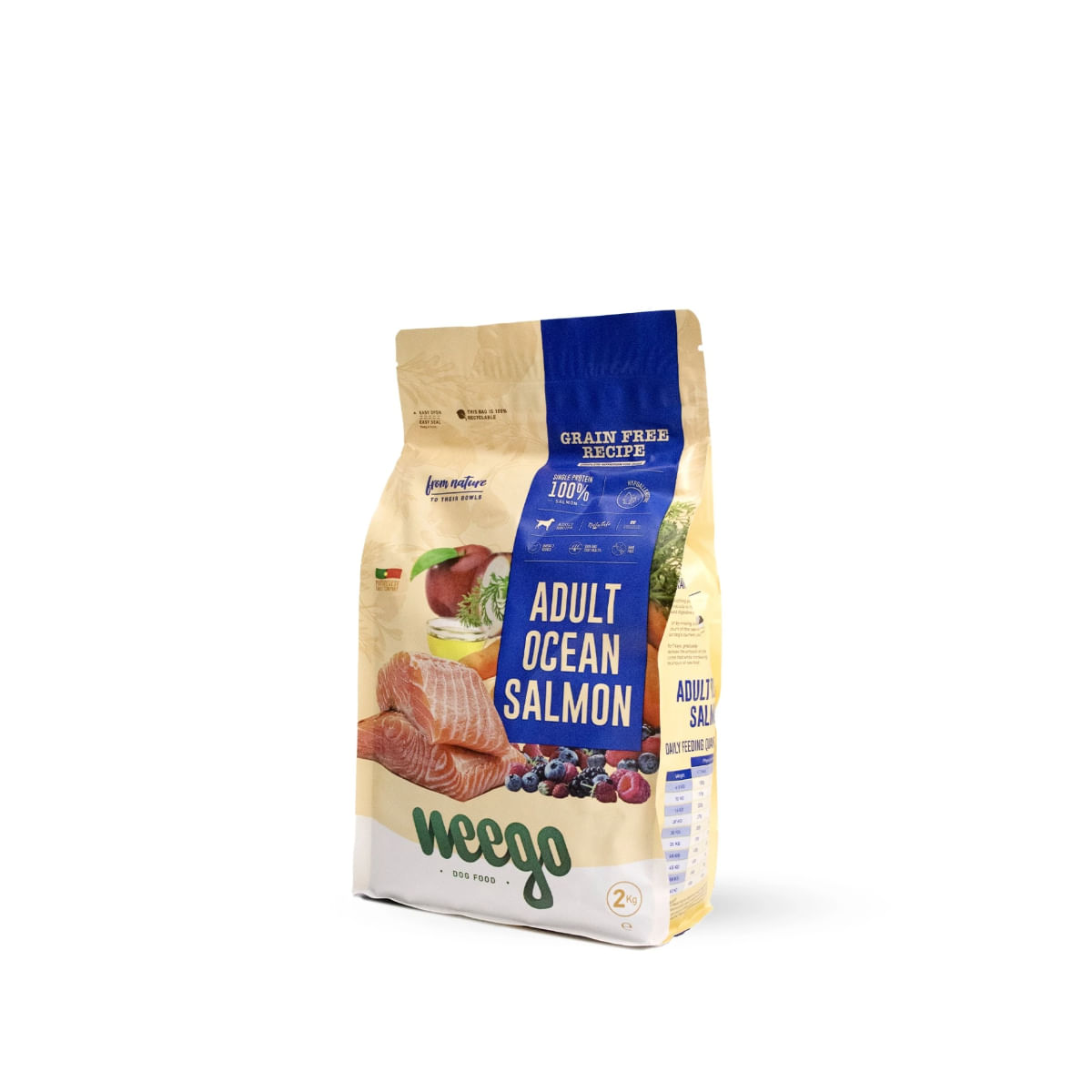 WEEGO Ocean Salmon, XS-XL, Somon, hrană uscată monoproteică fără cereale câini, 2kg - poza 2