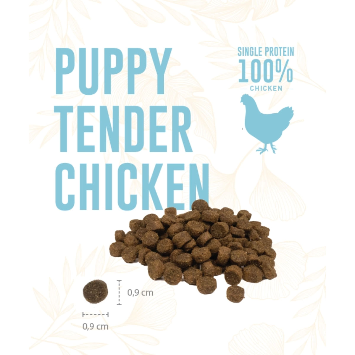 WEEGO Puppy Tender Chicken, XS-XL, Pui, hrană uscată fără cereale câini junior, 10kg - poza 3
