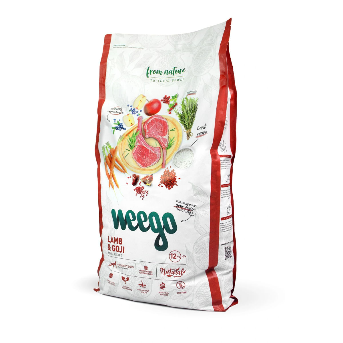 WEEGO, XS-XL, Miel și Goji, hrană uscată câini, 12kg - poza 2