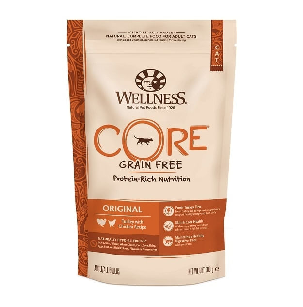Wellness Core Dry cu Curcan si Pui, 300 g - poza 2