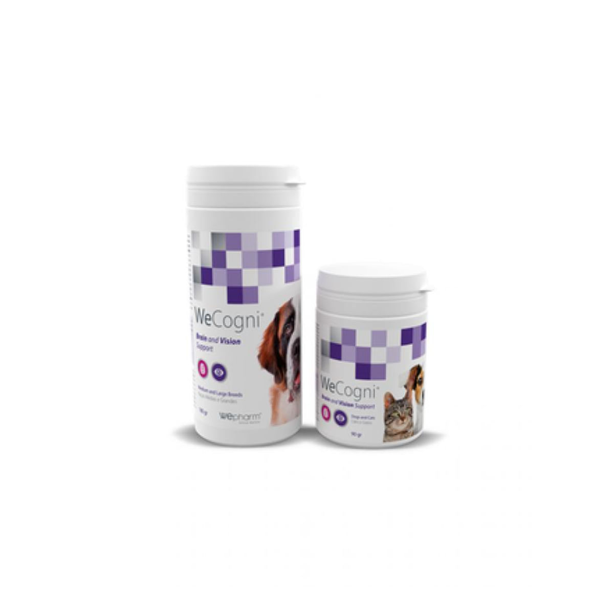 WEPHARM WeCogni, supliment sistem nervos & calmante, oftalmic câini senior, pudră WEPHARM WeCogni, XS-XL, supliment sistem nervos & calmante, oftalmic câini și pisici senior, flacon, 90g pudră - poza 3