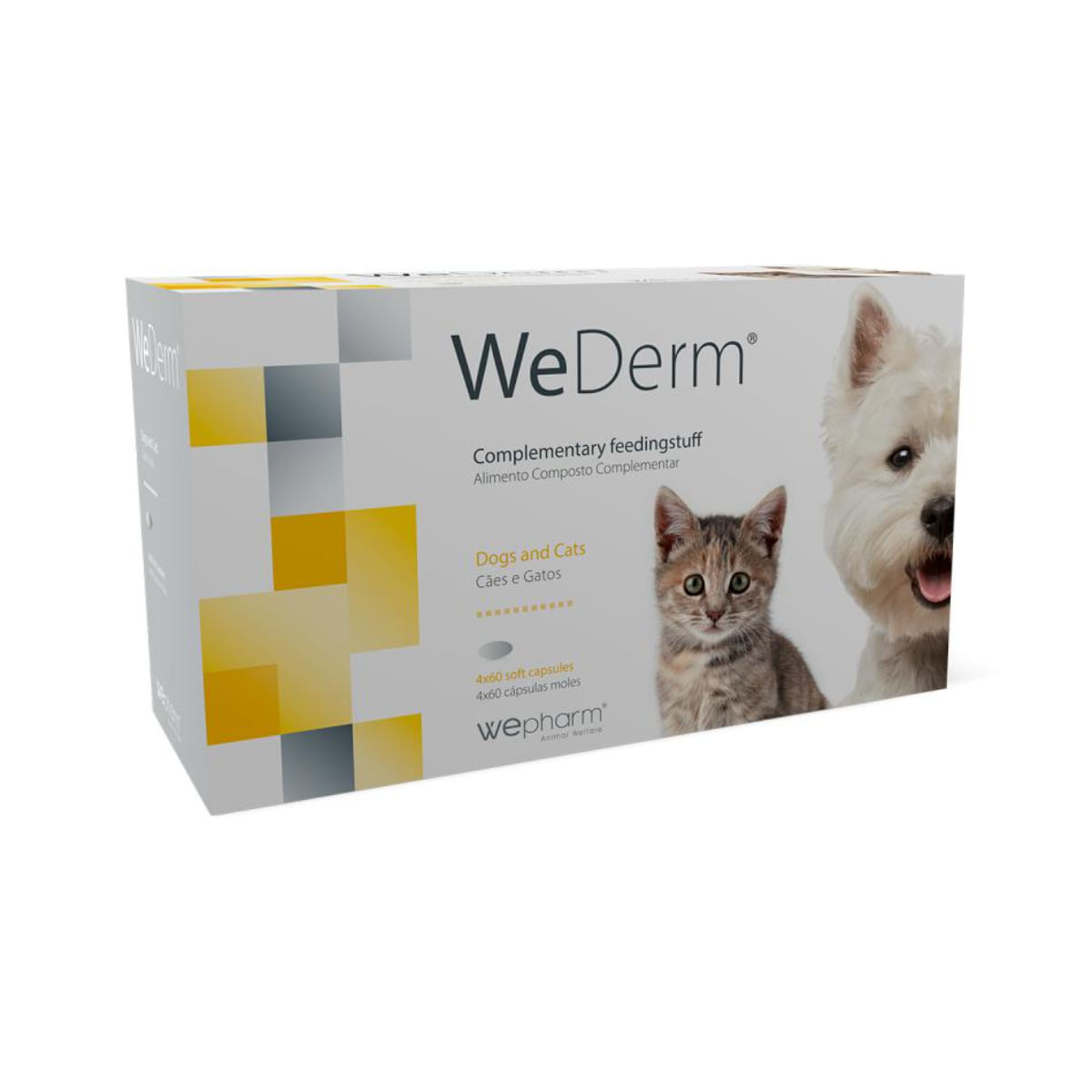 WEPHARM WeDerm, supliment piele & blană câini, capsule WEPHARM WeDerm, XS-XL, supliment piele & blană câini, flacon, 240 capsule - poza 2