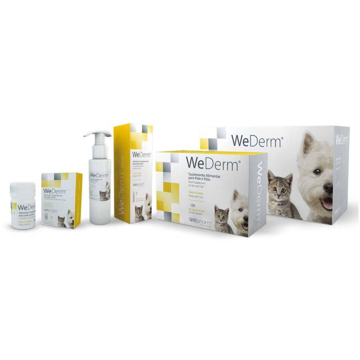 WEPHARM WeDerm, supliment piele & blană câini, suspensie orală WEPHARM WeDerm, XS-XL, supliment piele & blană câini și pisici, flacon cu aplicator, 30ml suspensie orală - poza 3