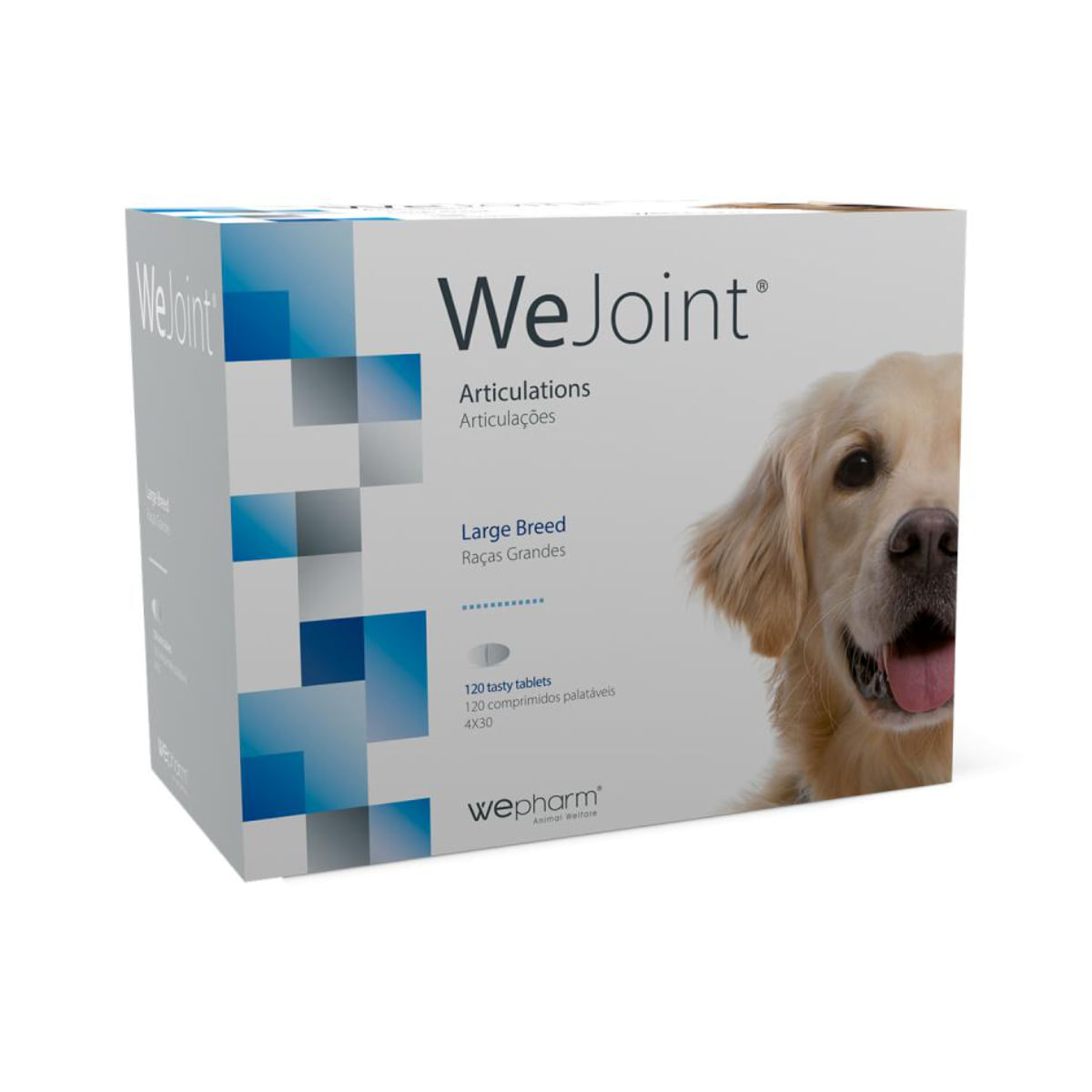 WEPHARM WeJoint Large Breeds, supliment sistem articular câini, comprimate WEPHARM WeJoint Large Breeds, L-XL, supliment sistem articular câini, flacon, 120 comprimate - poza 2