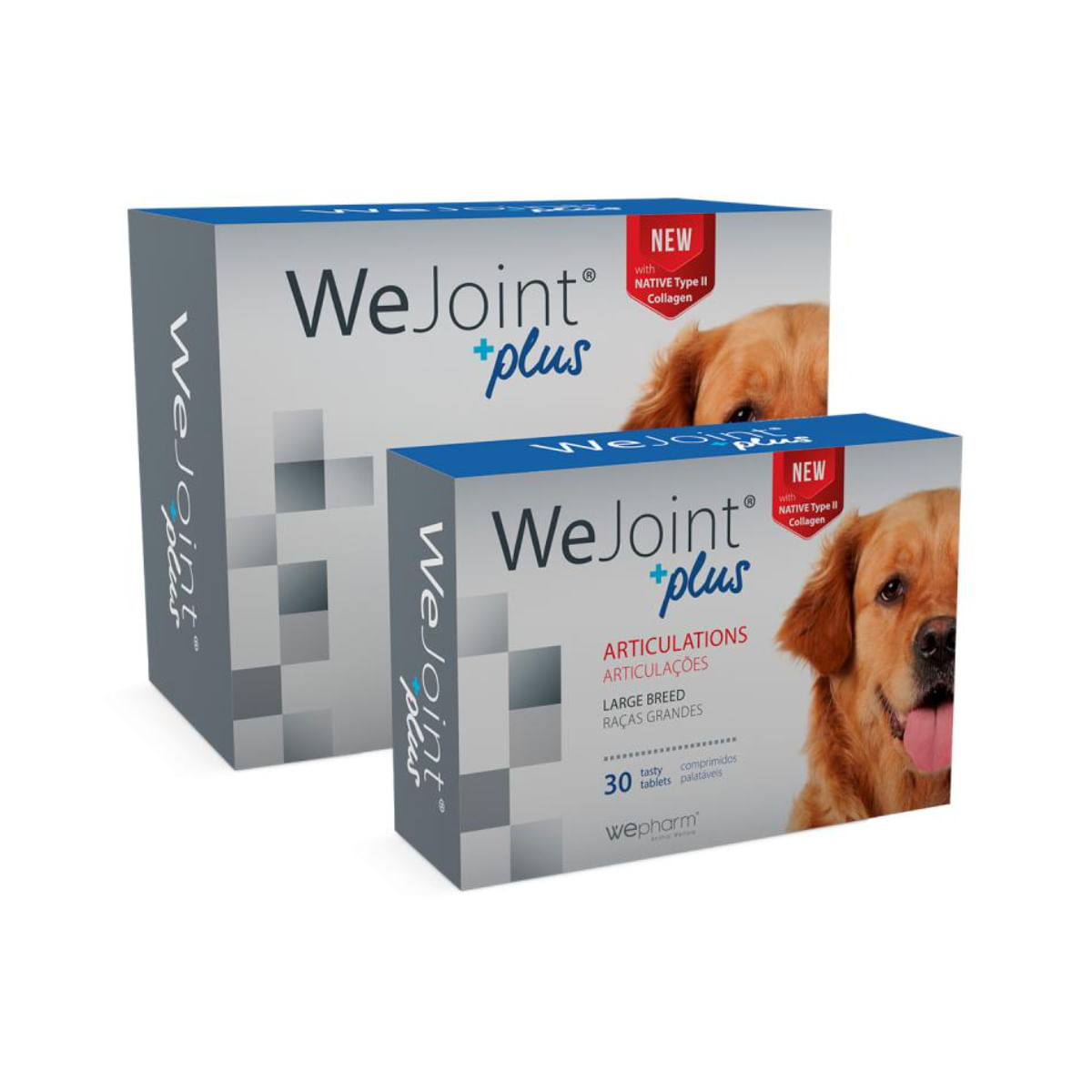 WEPHARM WeJoint Plus Large Breeds, supliment sistem articular câini, comprimate WEPHARM WeJoint Plus Large Breeds, L-XL, supliment sistem articular câini, flacon, 120 comprimate - poza 3