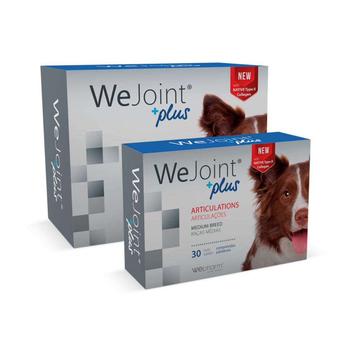 WEPHARM WeJoint Plus Medium Breeds, supliment sistem articular câini, comprimate WEPHARM WeJoint Plus Medium Breeds, M, supliment sistem articular câini, flacon, 30 comprimate - poza 3