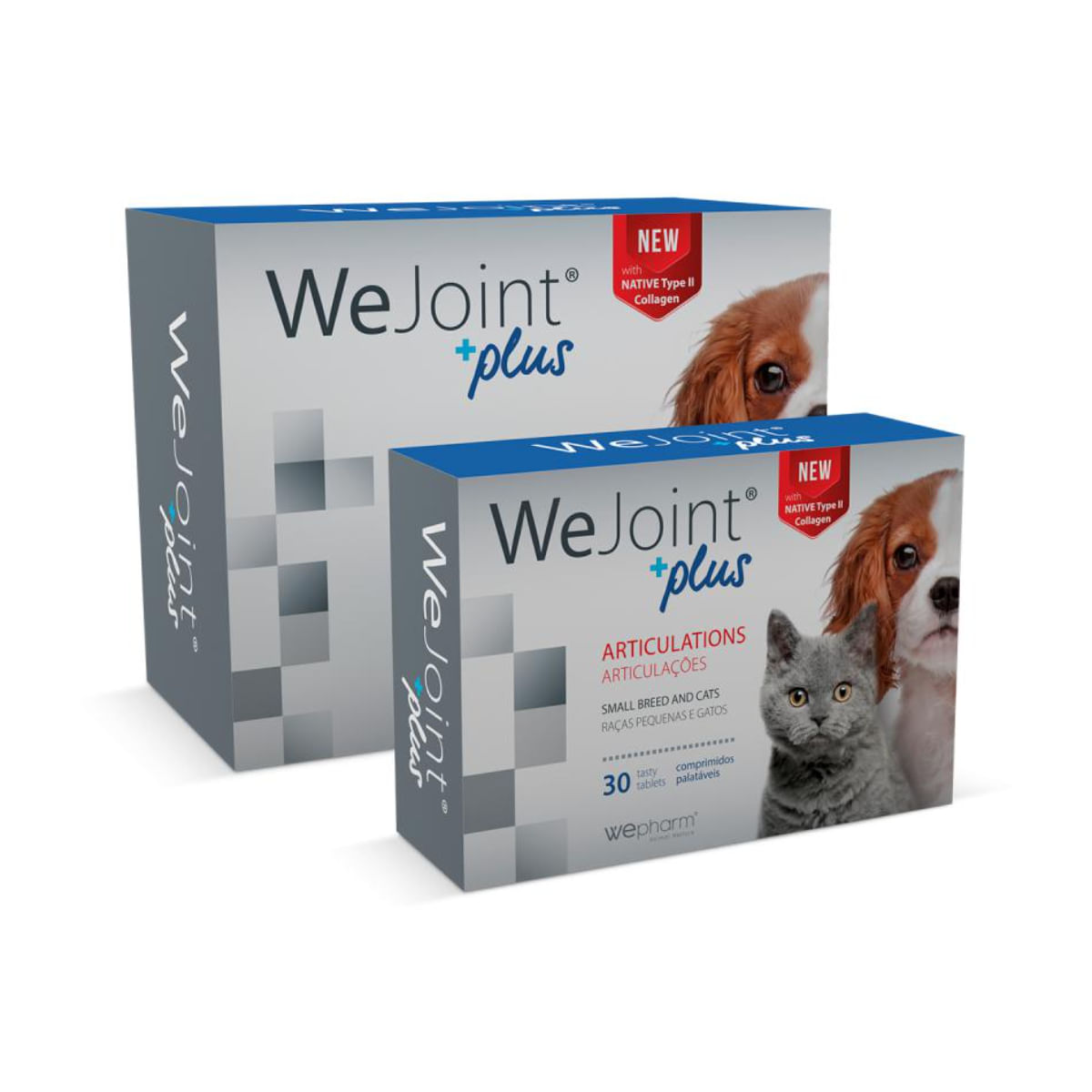 WEPHARM WeJoint Plus Small Breeds & Cats, supliment sistem articular câini, comprimate WEPHARM WeJoint Plus Small Breeds & Cats, XS-S, supliment sistem articular câini și pisici, flacon, 120 comprimate - poza 3