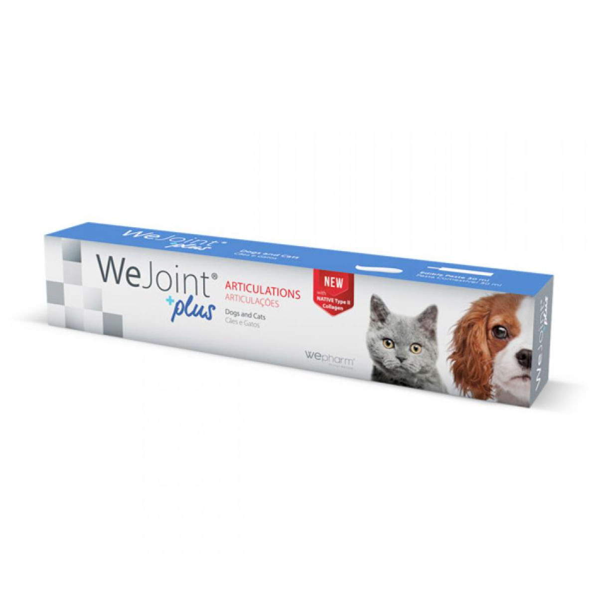 WEPHARM WeJoint Plus Small Breeds & Cats, supliment sistem articular câini, pastă orală WEPHARM WeJoint Plus Small Breeds & Cats, XS-S, supliment sistem articular câini și pisici, flacon cu aplicator, 30ml pastă orală - poza 1