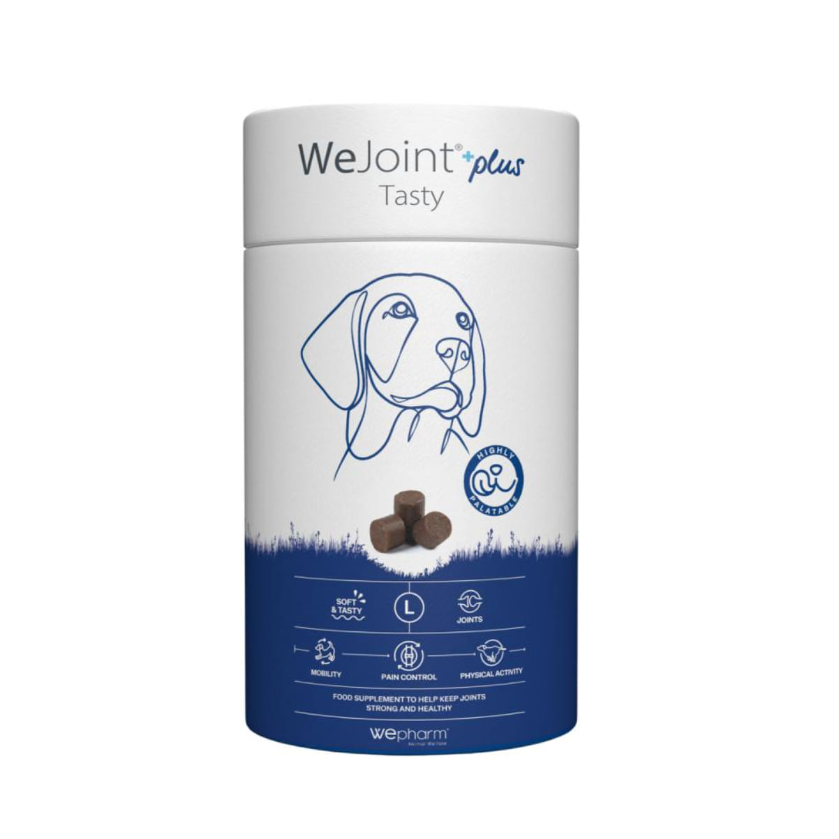 WEPHARM WeJoint Plus Tasty Large Breeds, supliment sistem articular câini, comprimate masticabile WEPHARM WeJoint Plus Tasty Large Breeds, L-XL, supliment sistem articular câini, flacon, 30 comprimate masticabile - poza 2
