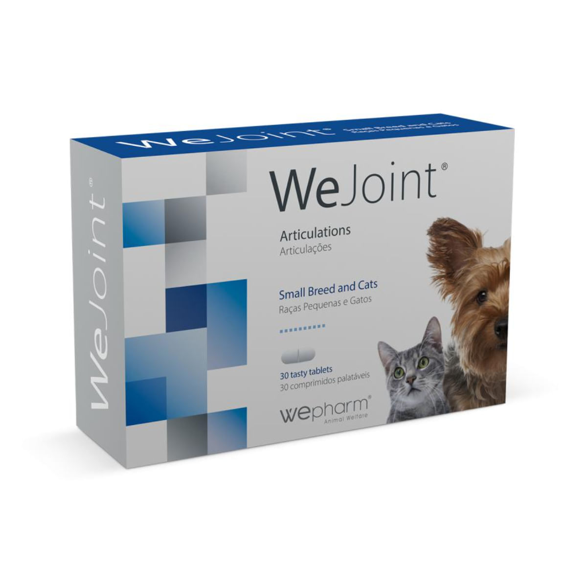 WEPHARM WeJoint Small Breeds & Cats, supliment sistem articular câini, comprimate WEPHARM WeJoint Small Breeds & Cats, XS-S, supliment sistem articular câini și pisici, flacon, 30 comprimate - poza 2