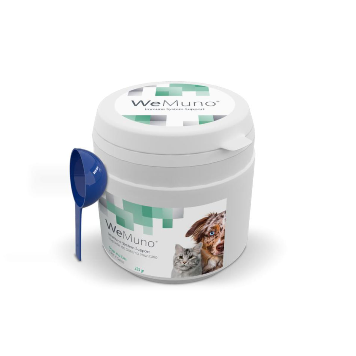 WEPHARM WeMuno, supliment sistem imunitar câini, pudră WEPHARM WeMuno, XS-XL, supliment sistem imunitar câini, flacon, 225g pudră - poza 1