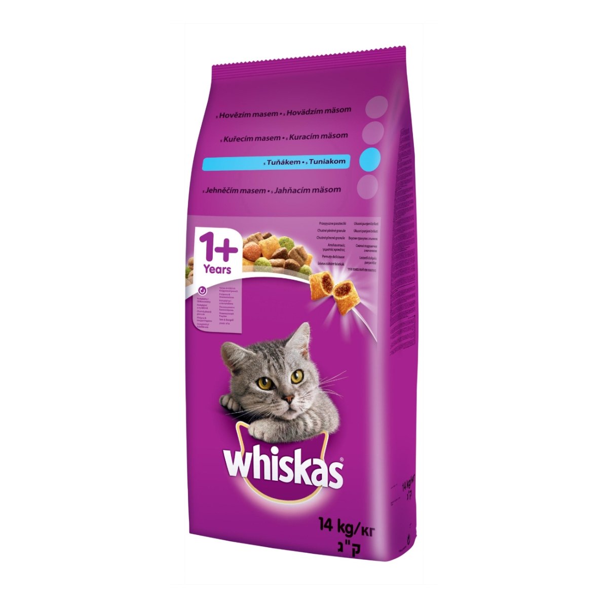 WHISKAS Adult, Ton, hrană uscată pisici, 14kg - poza 2