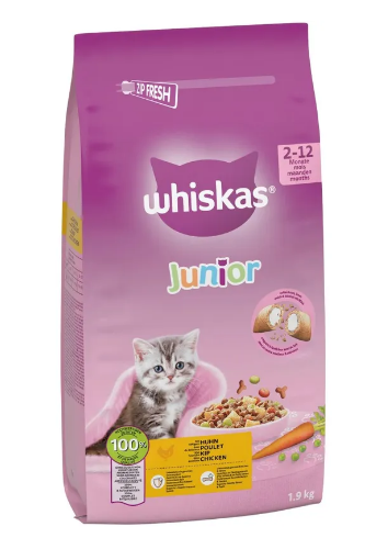 Whiskas Junior Pui - 300-g,whiskas