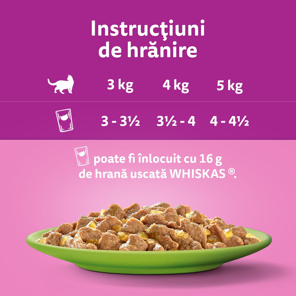 WHISKAS Selectii Mixte, Vită, Pui, Somon și Ton, hrană umedă pisici, (în aspic), multipack WHISKAS Selectii Mixte, Vită, Pui, Somon și Ton, plic hrană umedă pisici, (în aspic), multipack, 85g x 12 - poza 4