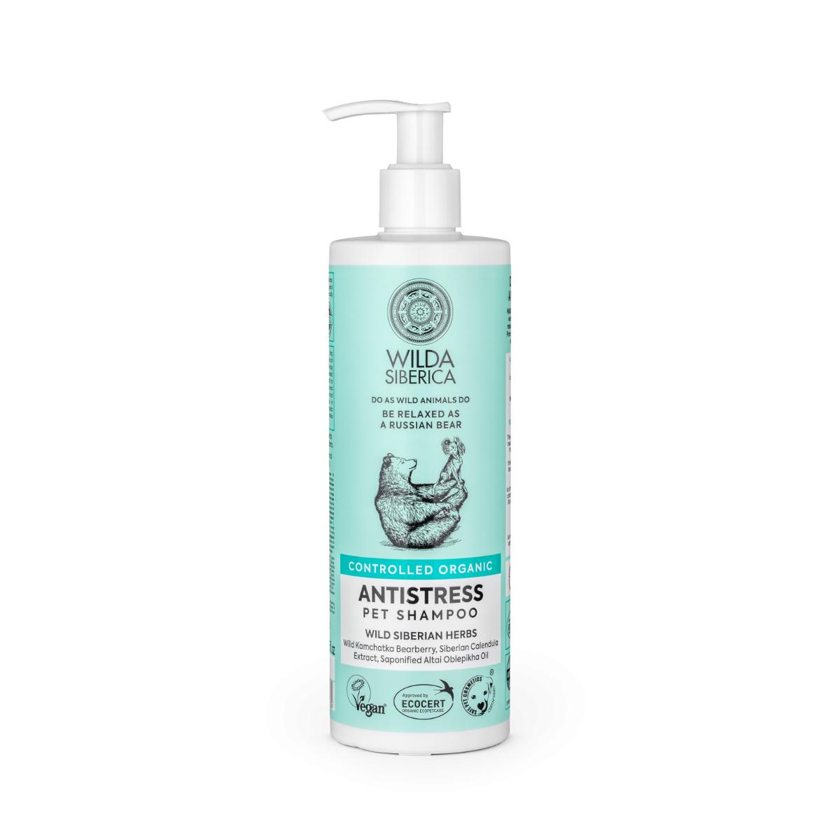 WILDA SIBERICA Antistress, șampon câini și pisici, anti-mâncărime, calmant, flacon, 400ml - poza 2