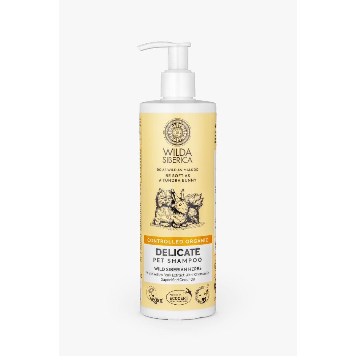 WILDA SIBERICA Delicate, șampon câini, piele sensibilă, flacon WILDA SIBERICA Delicate, șampon câini și pisici, piele sensibilă, flacon, 400ml - poza 1
