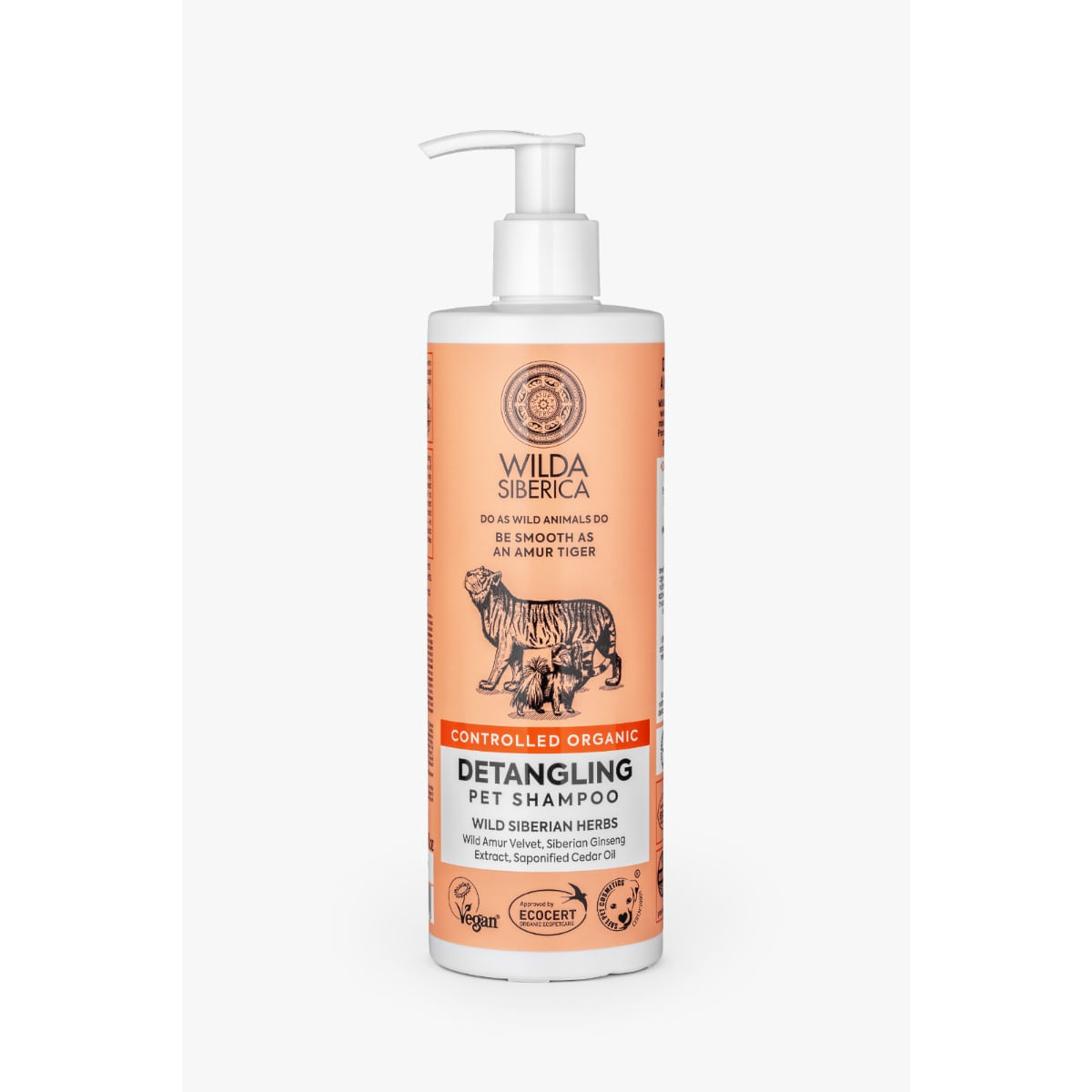 WILDA SIBERICA Detangling, șampon câini, descâlcirea blănii, flacon WILDA SIBERICA Detangling, șampon câini și pisici, descâlcirea blănii, flacon, 400ml - poza 2