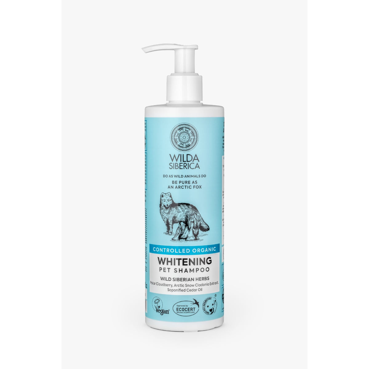 WILDA SIBERICA Whitening, șampon câini, blană albă, flacon WILDA SIBERICA Whitening, șampon câini și pisici, blană albă, flacon, 400ml