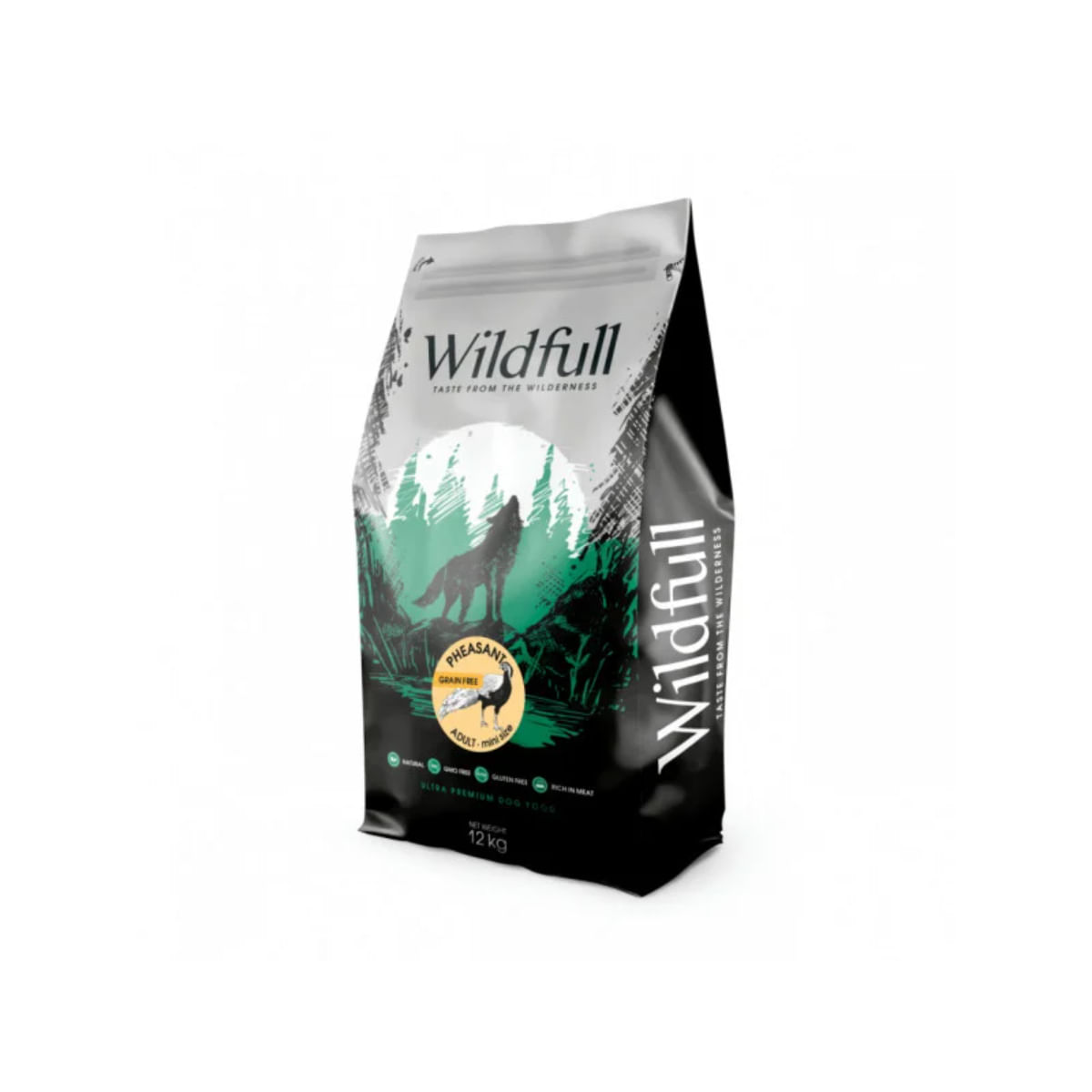 WILDFULL Adult All Size XS-XL, Fazan, hrană uscată fără cereale câini, 12kg - poza 1