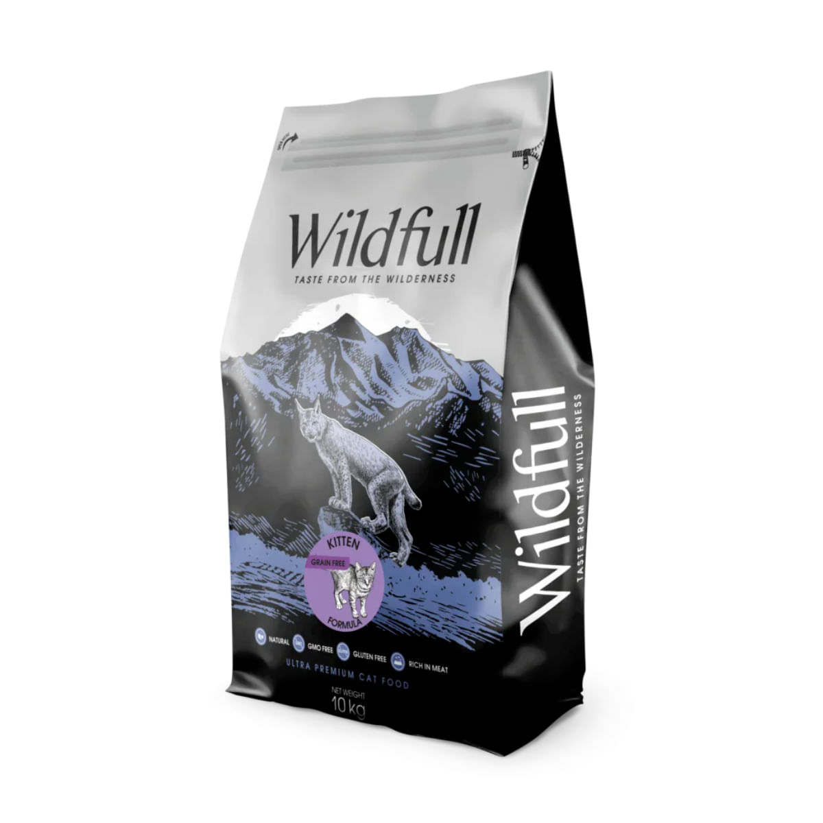 WILDFULL Kitten Formula, Pui, hrană uscată fără cereale pisici junior, 10kg - poza 2