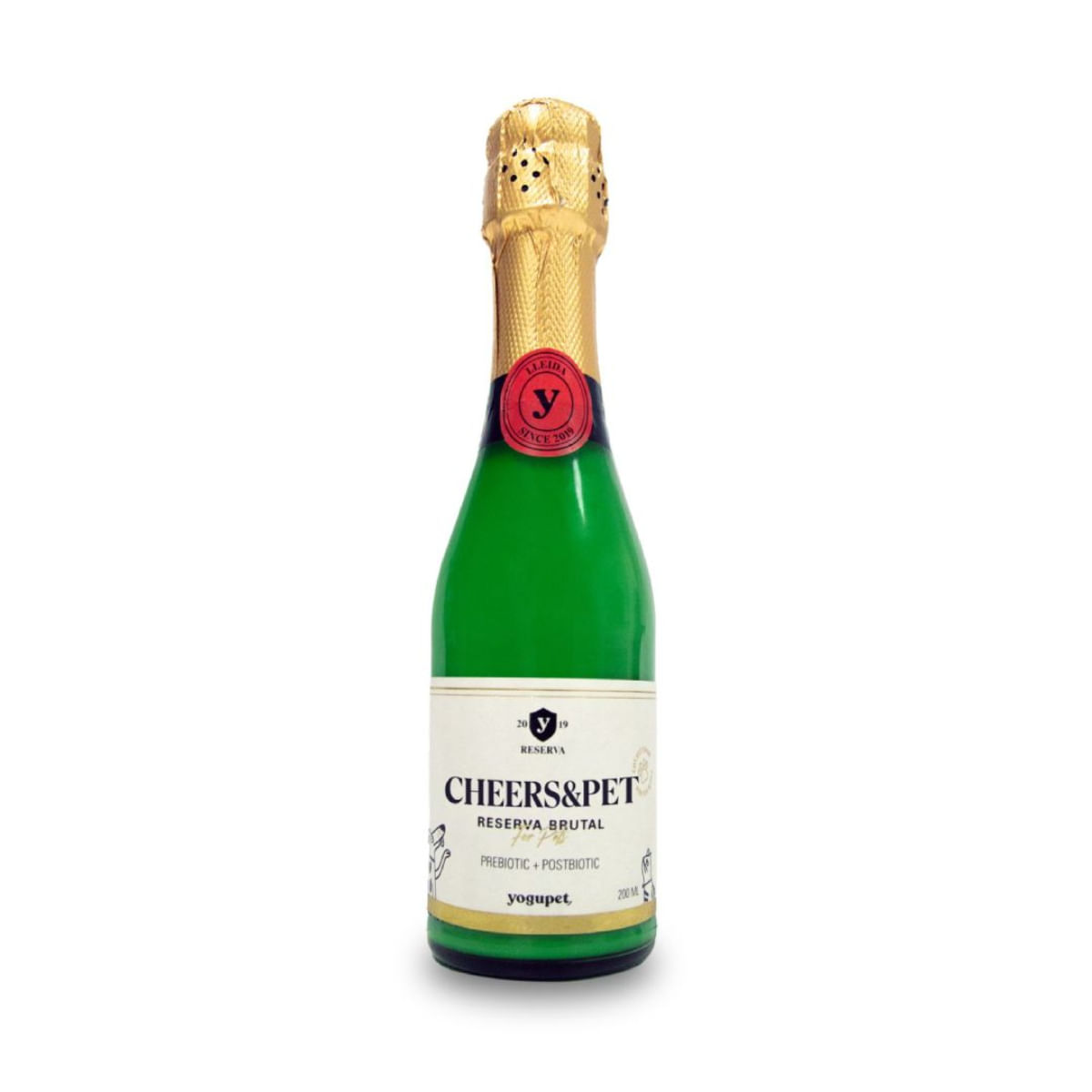 YOGUPET Christmas Cheers&Pet Kefir, XS-XL, recompense câini, (topping), 200g - poza 2