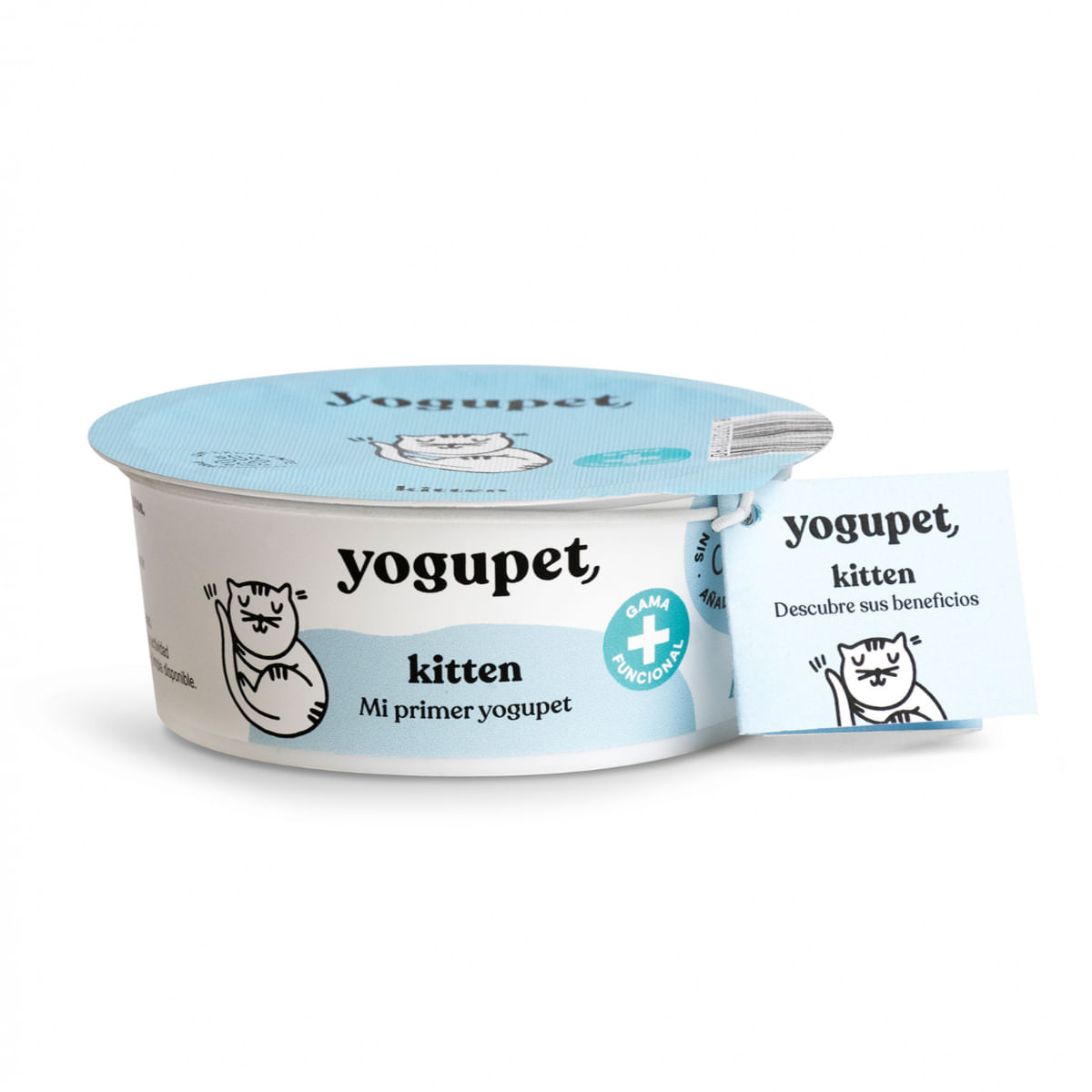 YOGUPET Iaurt Kitten, recompense pisici junior, (topping), 110g - poza 1