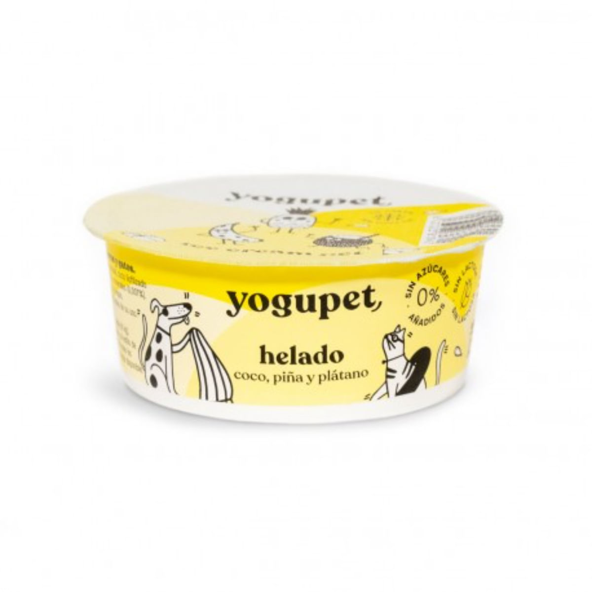 YOGUPET Inghetata cu ananas, cocos și banana, XS-XL, Fructe, recompense câini, 110g - poza 1