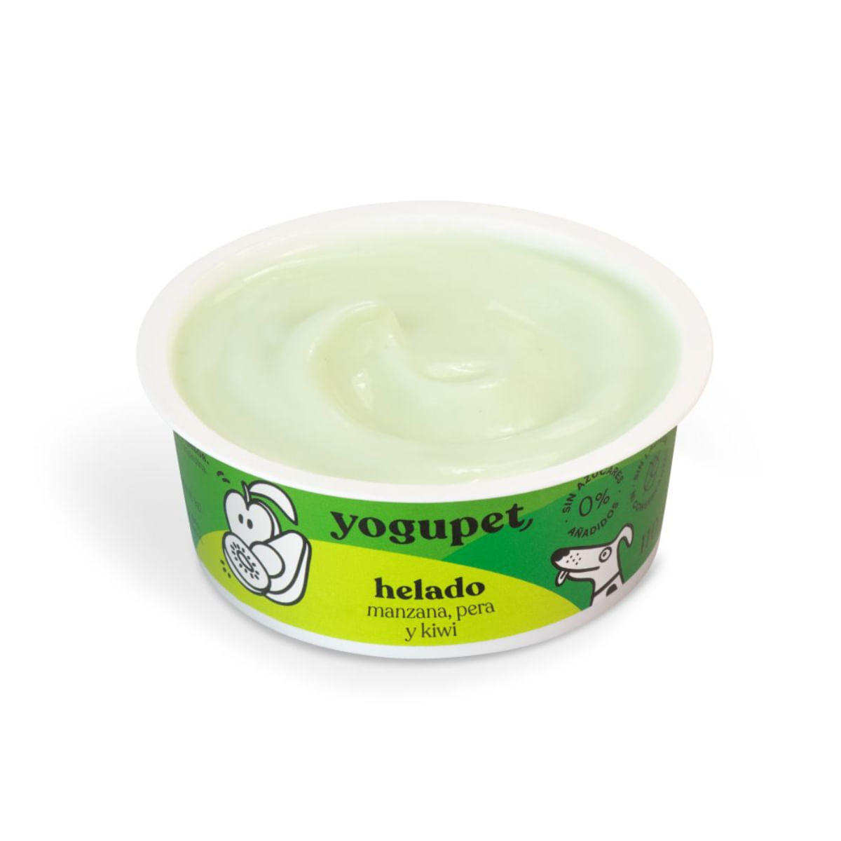YOGUPET Inghetata cu măr, pară și ikiwi, XS-XL, Fructe, recompense câini, 110g - poza 3