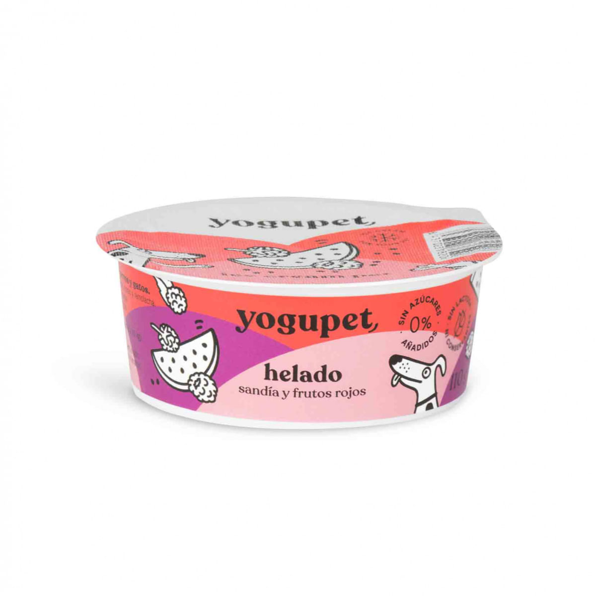 YOGUPET Inghetata cu pepene verde ș fructe de pădure, XS-XL, Fructe, recompense câini, 110g - poza 1