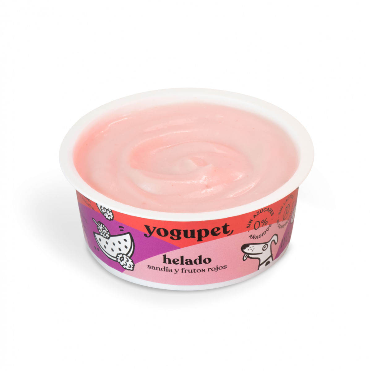 YOGUPET Inghetata cu pepene verde ș fructe de pădure, XS-XL, Fructe, recompense câini, 110g - poza 3