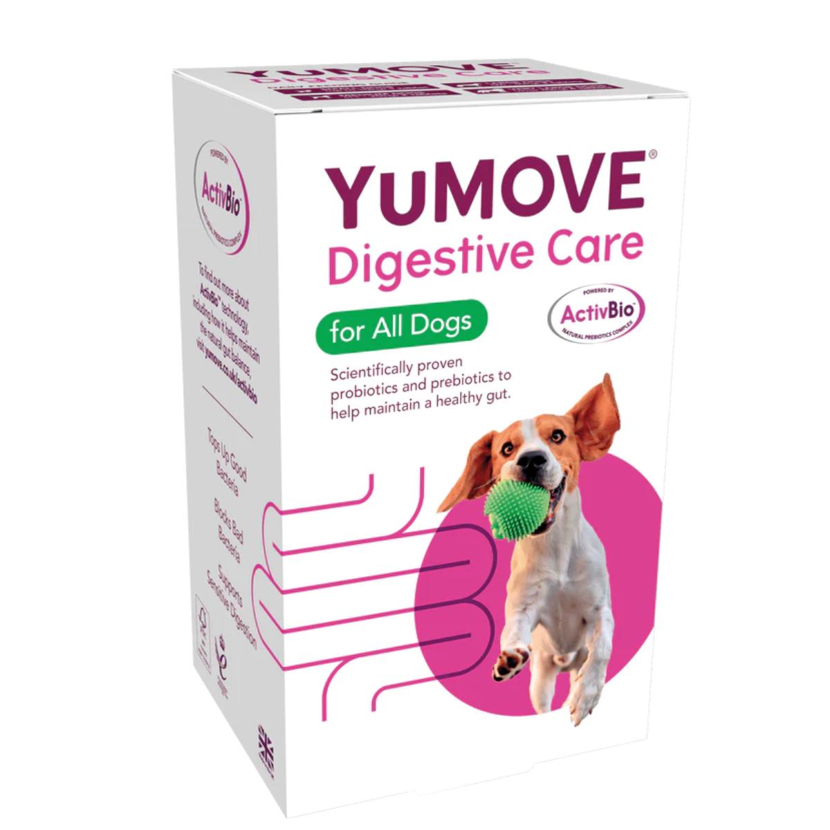 YuMOVE Digestive Care, XS-XL, supliment sistem digestiv câini, cutie, 120 comprimate - poza 2