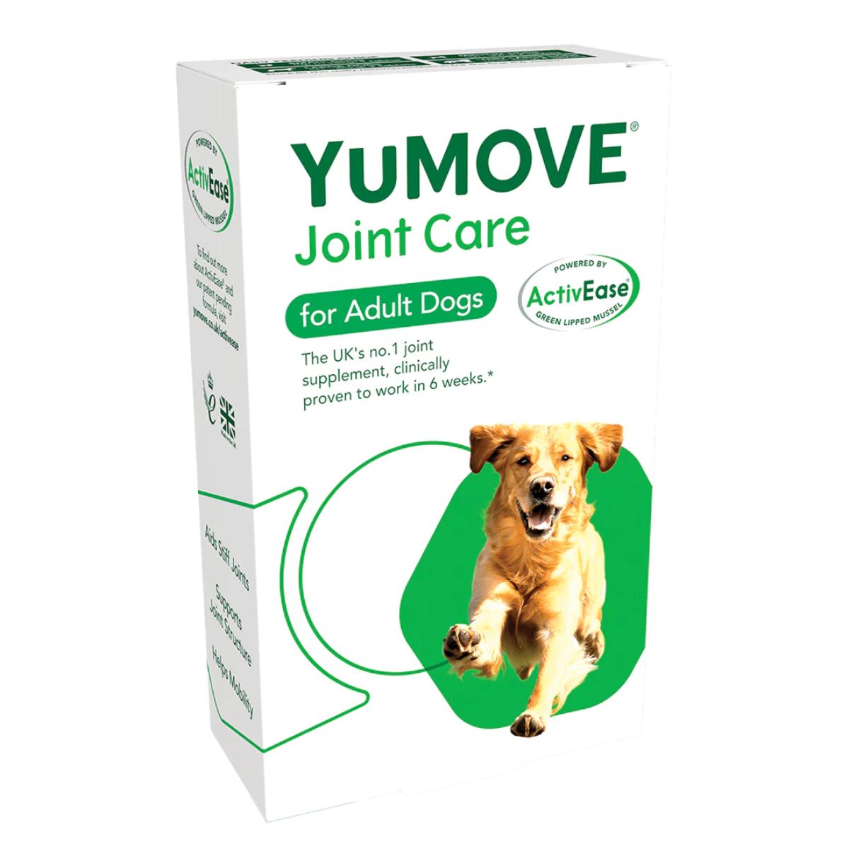 YuMOVE Joint Care for Adult Dogs, supliment sistem articular câini, comprimate YuMOVE Joint Care for Adult Dogs, XS-XL, supliment sistem articular câini, cutie, 120 comprimate - poza 2