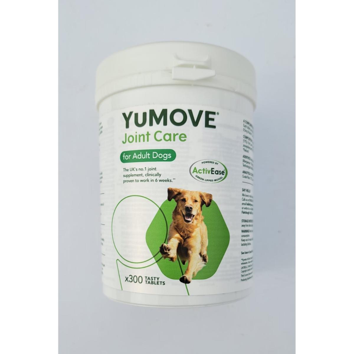 YuMOVE Joint Care for Adult Dogs, supliment sistem articular câini, comprimate YuMOVE Joint Care for Adult Dogs, XS-XL, supliment sistem articular câini, cutie, 300 comprimate - poza 1