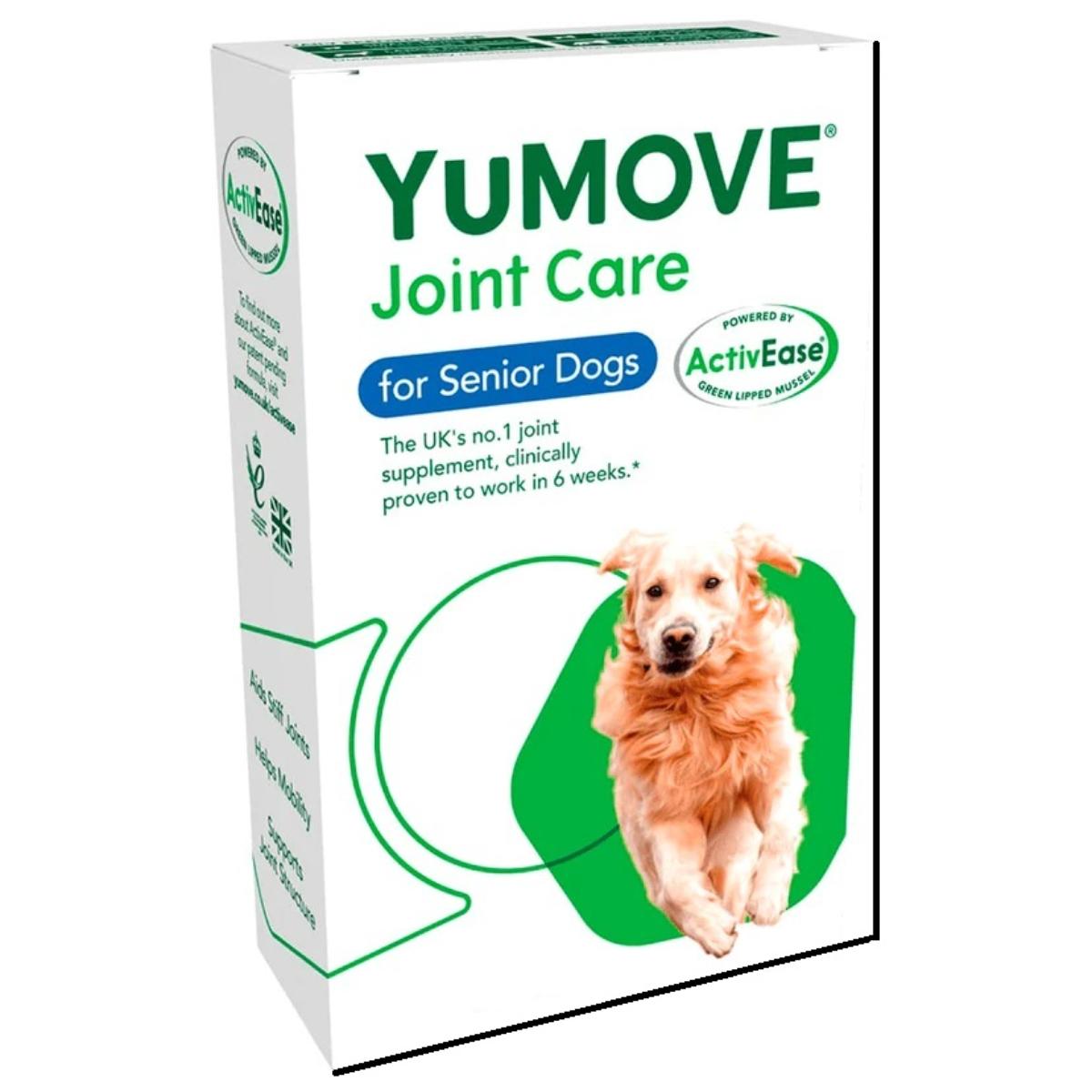 YuMOVE Joint Care for Senior Dogs, supliment sistem articular câini senior, comprimate YuMOVE Joint Care for Senior Dogs, XS-XL, supliment sistem articular câini senior, cutie, 120 comprimate - poza 1
