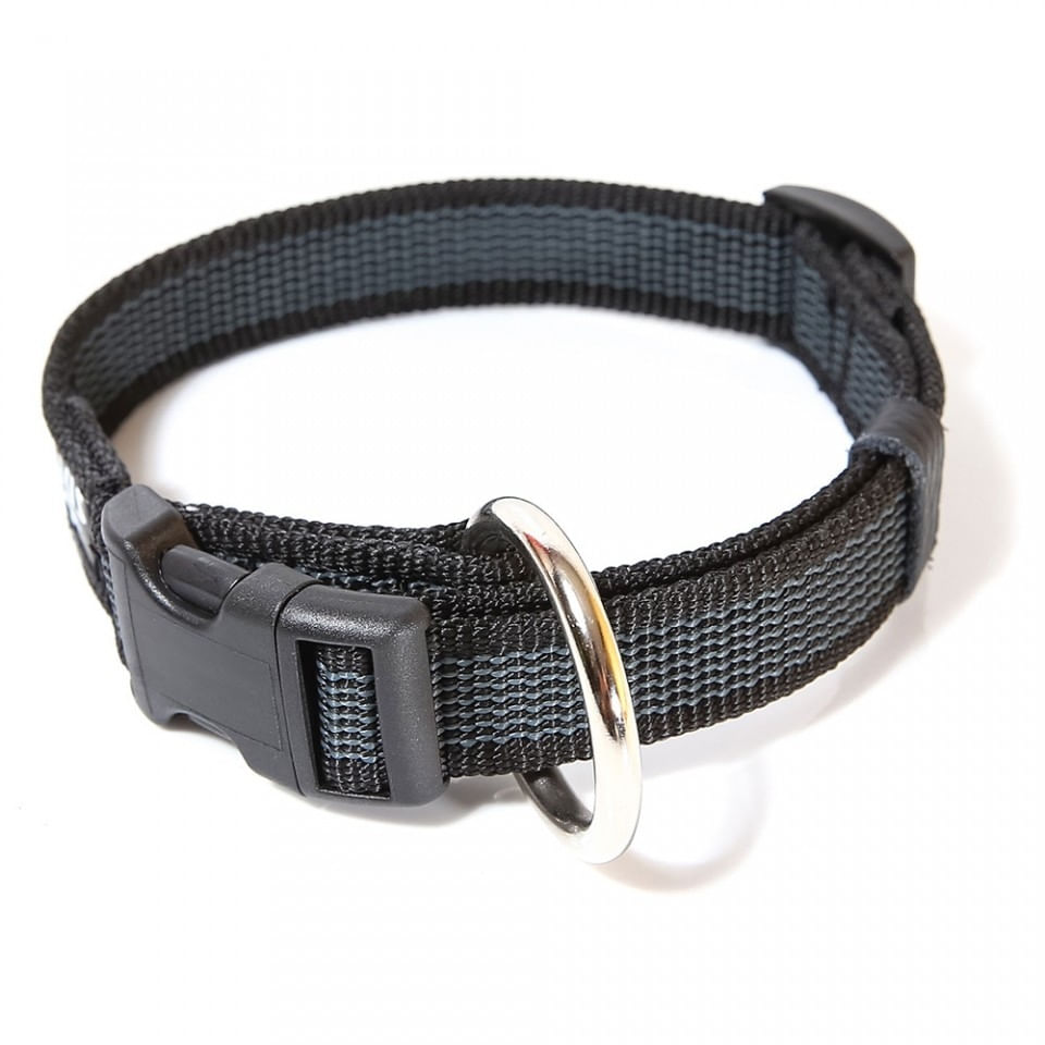 Zgarda IDC Julius K9, Din Nylon, 20 mm, Neagra - poza 4