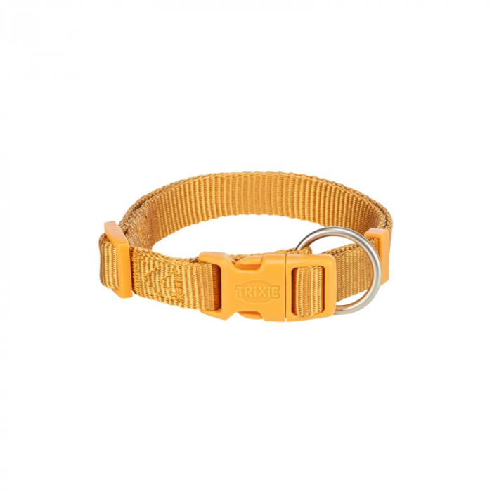 Zgarda pentru caini Premium Galbena S-M 30-45 cm 15 mm