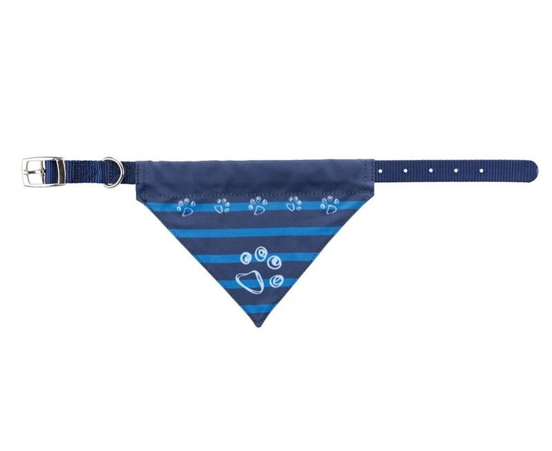 Zgarda Trixie cu Esarfa M-L 43-55 cm/25 mm, Indigo - poza 1