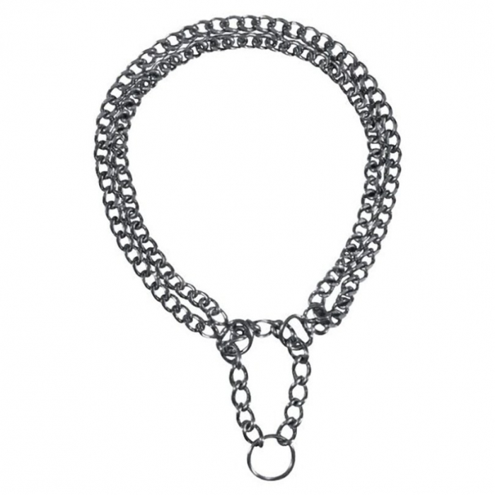 Zgarda Trixie Lant Doua Randuri 50 Cm 2.5 Mm 2244
