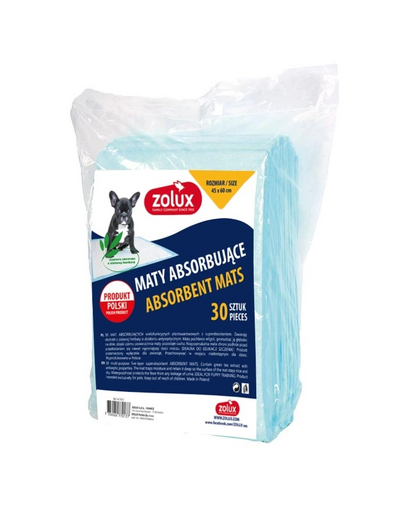 ZOLUX Covorase absorbante pentru catei 45 x 60 cm, 30 buc.